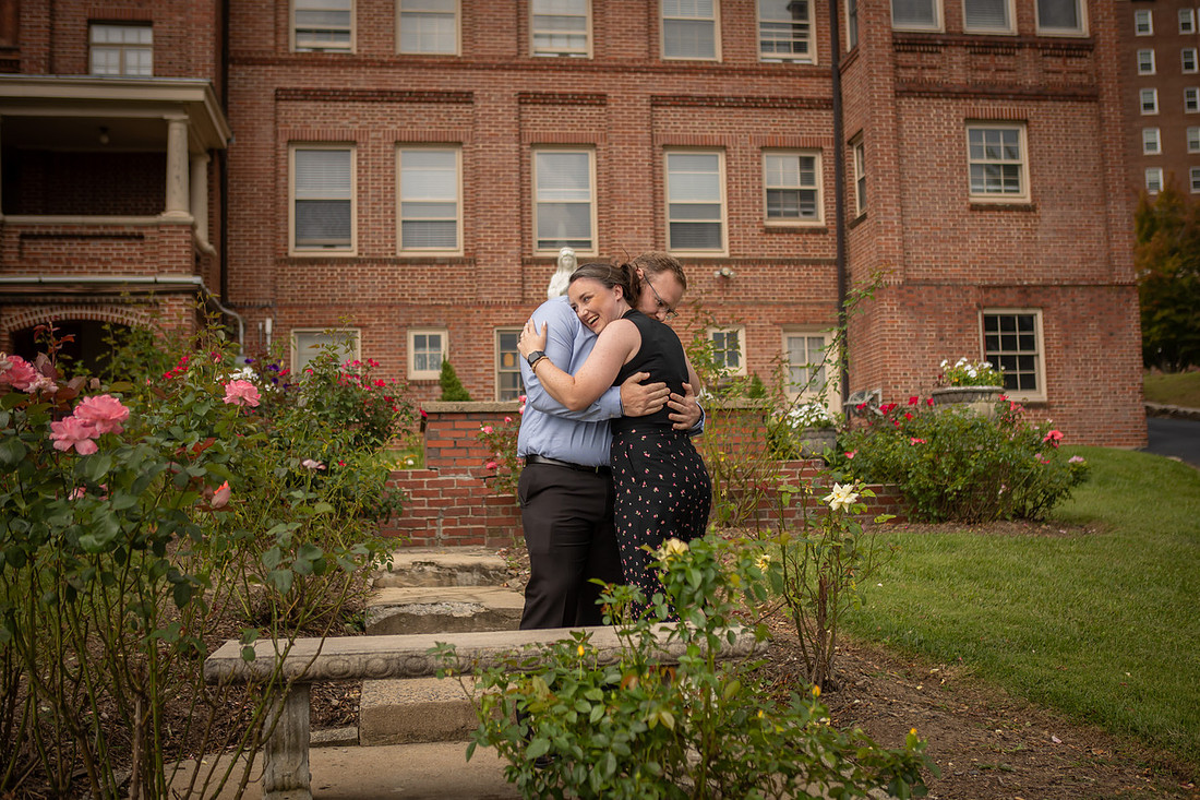 Proposing at Basilica St. Lawrence in Downtown Asheville
