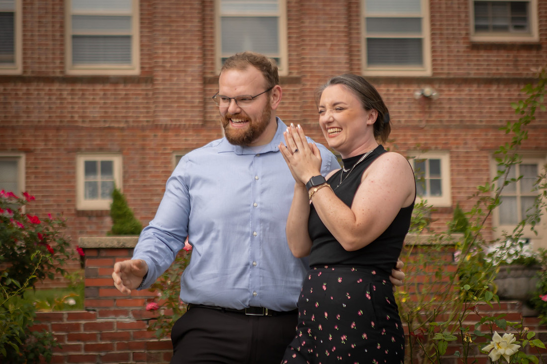 Proposing at Basilica St. Lawrence in Downtown Asheville