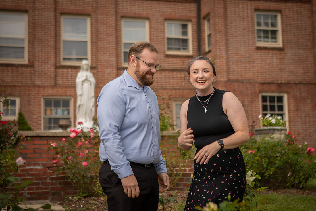 Proposing at Basilica St. Lawrence in Downtown Asheville