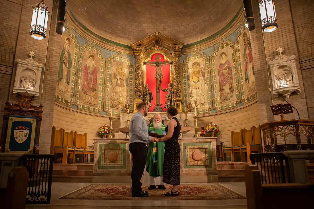 Engagement Blessing at Basilica St. Lawrence