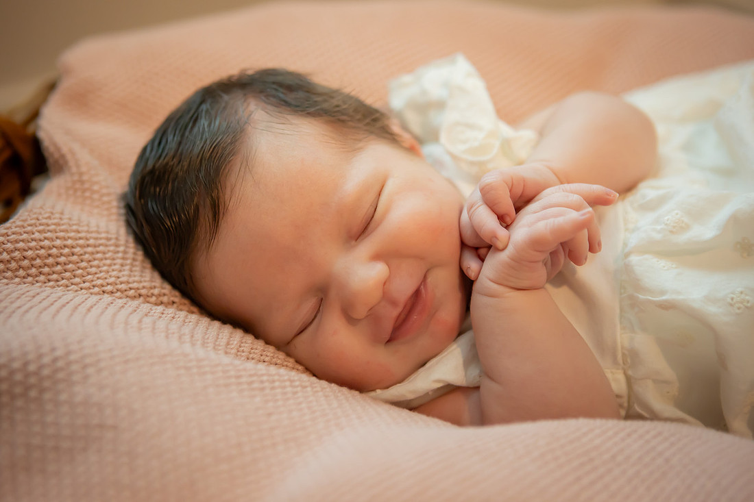 Family Photos with Newborn Baby in Home | Asheville Photographer