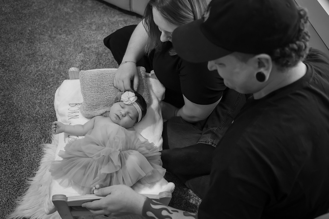Newborn Baby Girl Photoshoot | Asheville Photographer