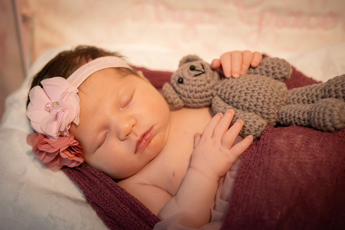 Newborn Baby Girl Photoshoot | Asheville Photographer
