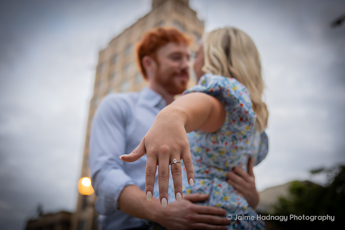 Downtown Asheville Engagement Photos | Photographer