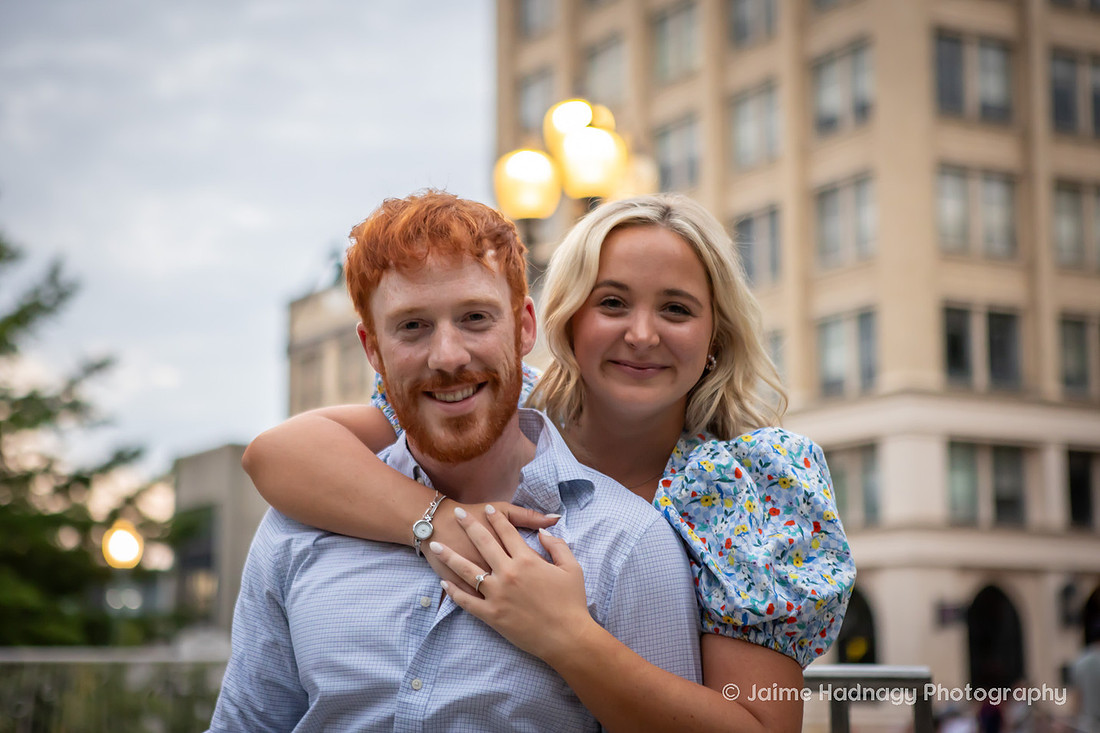 Downtown Asheville Engagement Photos | Photographer