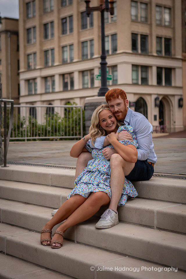 Downtown Asheville Engagement Photos | Photographer