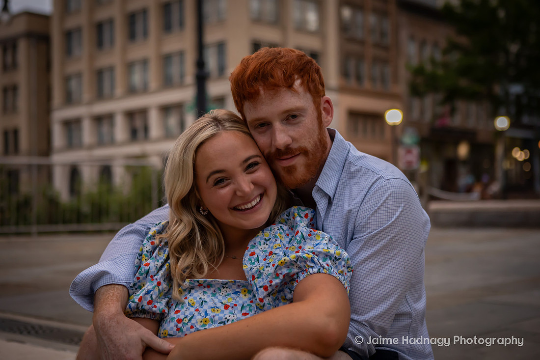 Downtown Asheville Engagement Photos | Photographer
