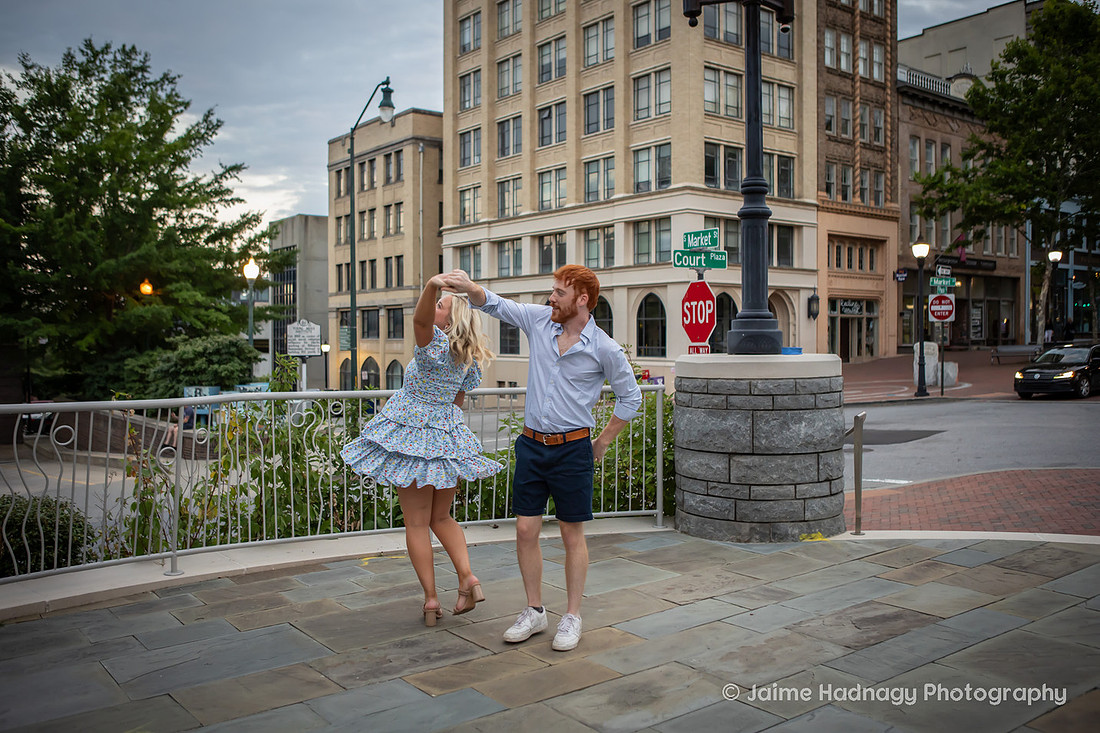 Engagement Session in Downtown Asheville