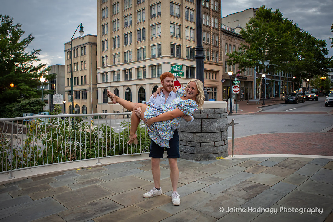 Engagement Session in Downtown Asheville