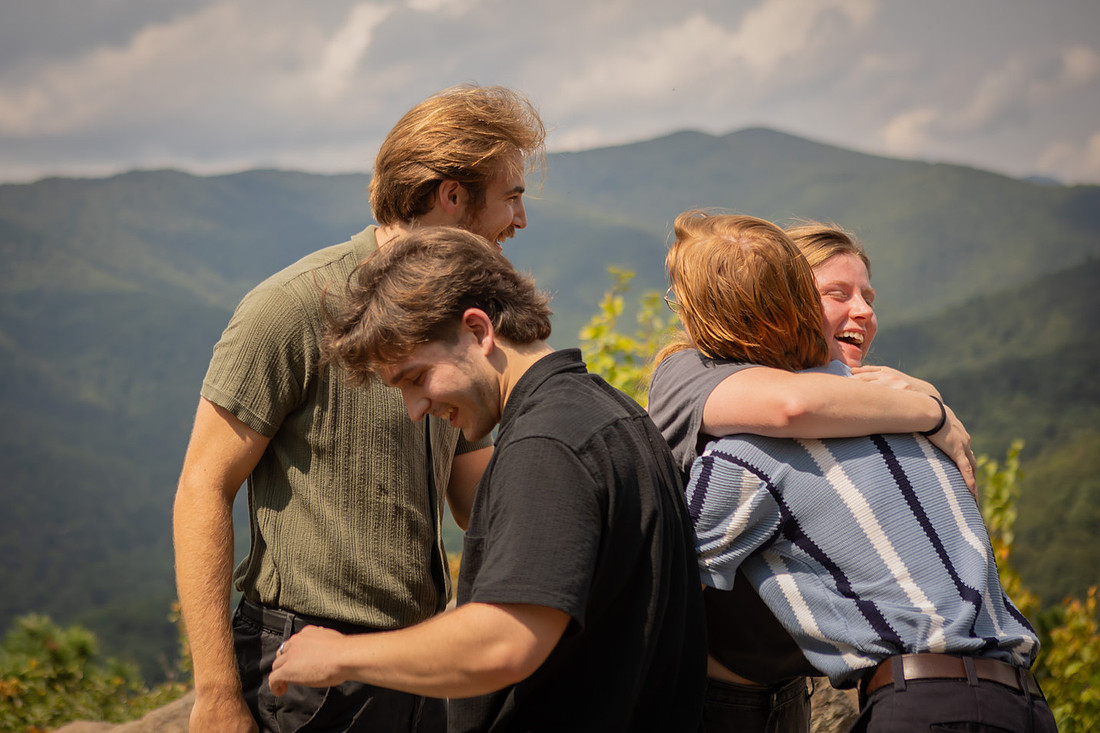 Getting Engaged in the Mountains of NC on a Hike | Nature Proposal Photographer