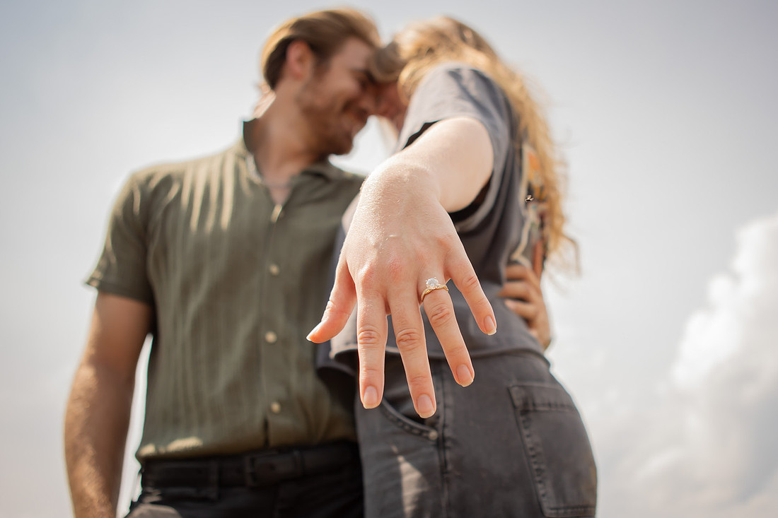 Nature Hiking Engagement Session in Western NC | Asheville Proposal Photographer