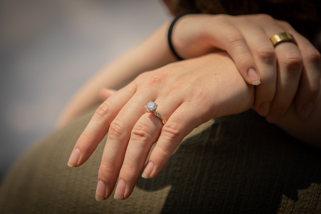 Nature Hiking Engagement Session in Western NC | Asheville Proposal Photographer