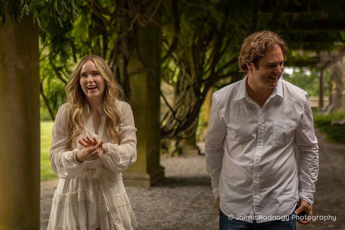 Getting Engaged at The Biltmore Estate at The Pergola | Asheville Proposal Photographer