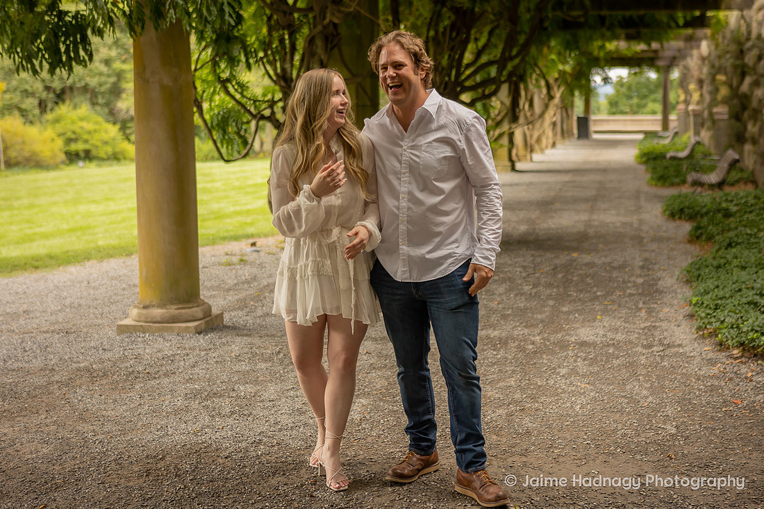 Getting Engaged at The Biltmore Estate at The Pergola | Asheville Proposal Photographer