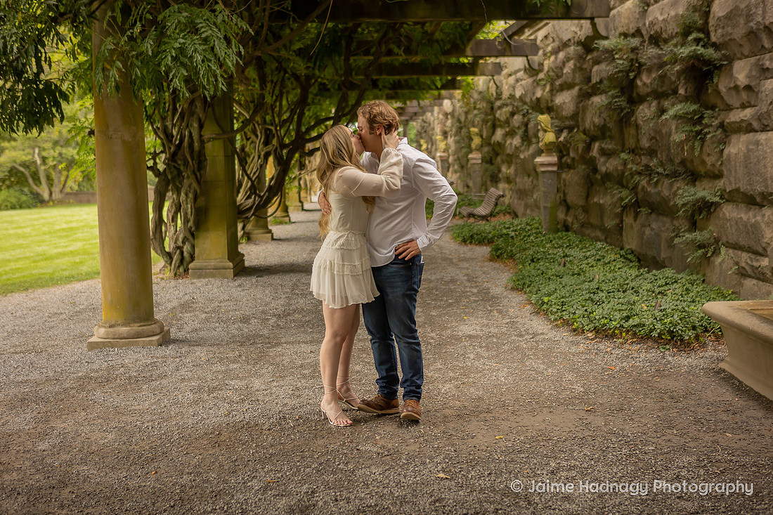 Getting Engaged at The Biltmore Estate at The Pergola | Asheville Proposal Photographer