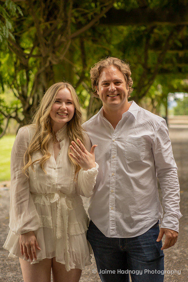 Getting Engaged at The Biltmore Estate at The Pergola | Asheville Proposal Photographer