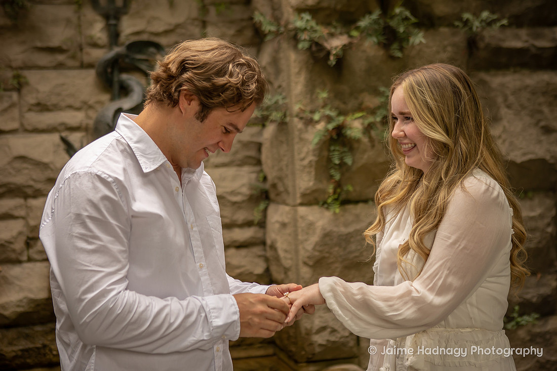 Romantic Biltmore Estate Proposal | Asheville Engagement Photographer
