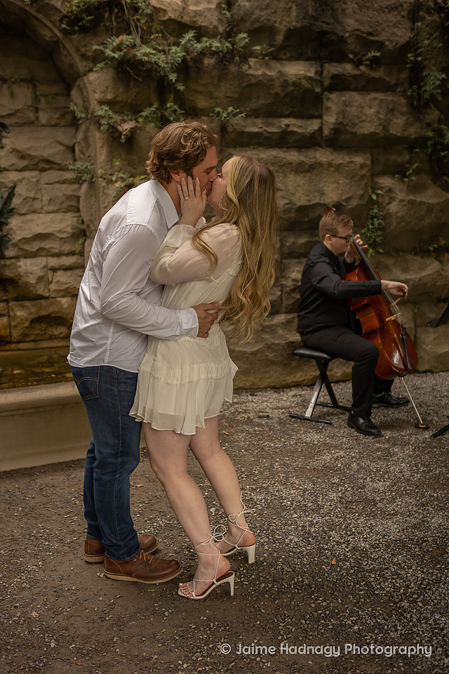 Romantic Biltmore Estate Proposal | Asheville Engagement Photographer