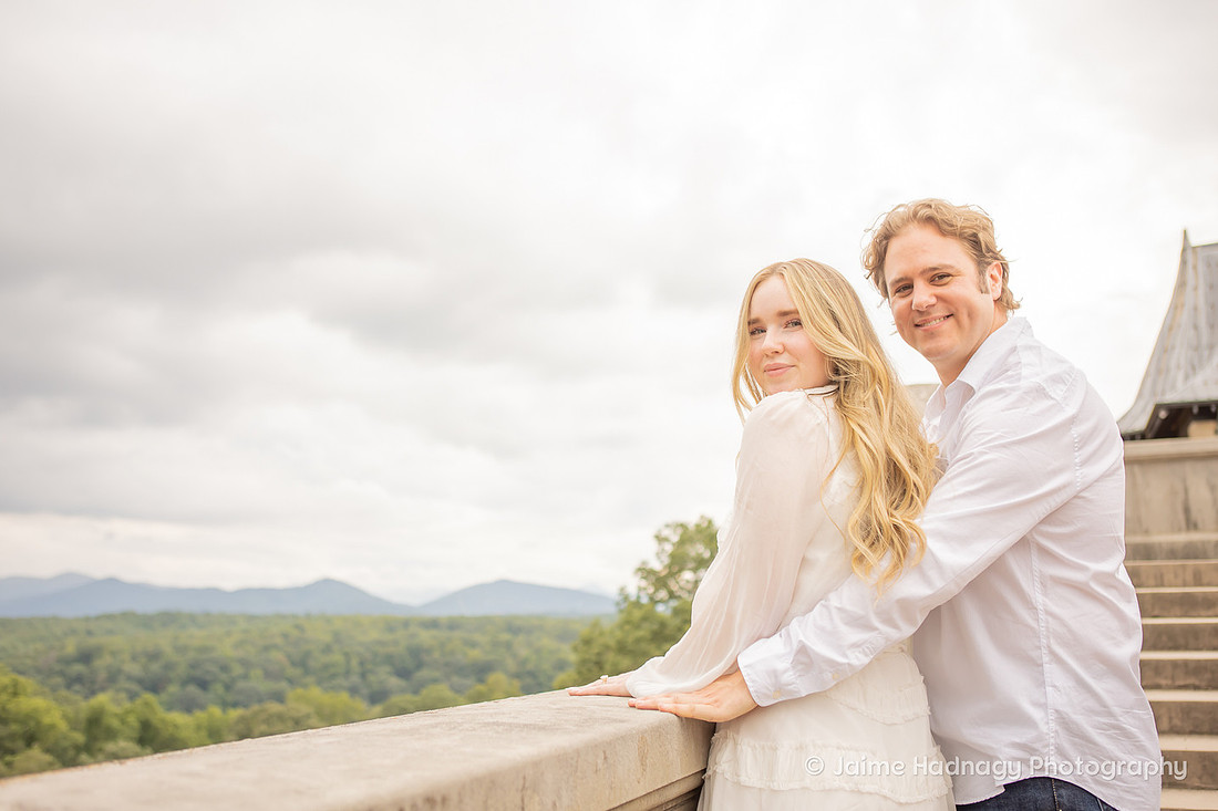 Romantic Biltmore Estate Proposal | Asheville Engagement Photographer