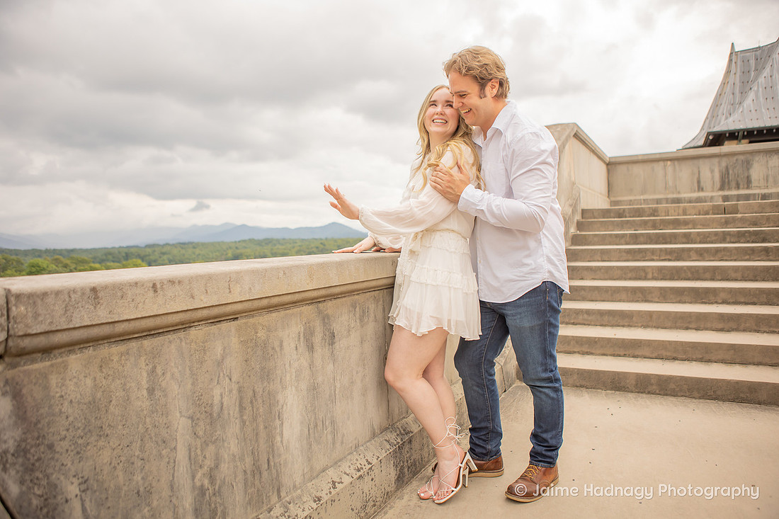 Engagement Photos at The Biltmore Estate in Asheville