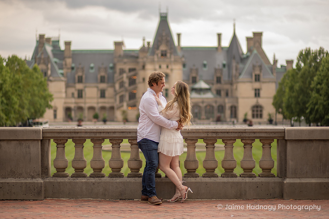 Asheville Engagement Photography at The Biltmore House