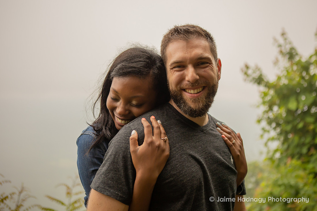 Engagement Photos at Pretty Place | Asheville Photographer