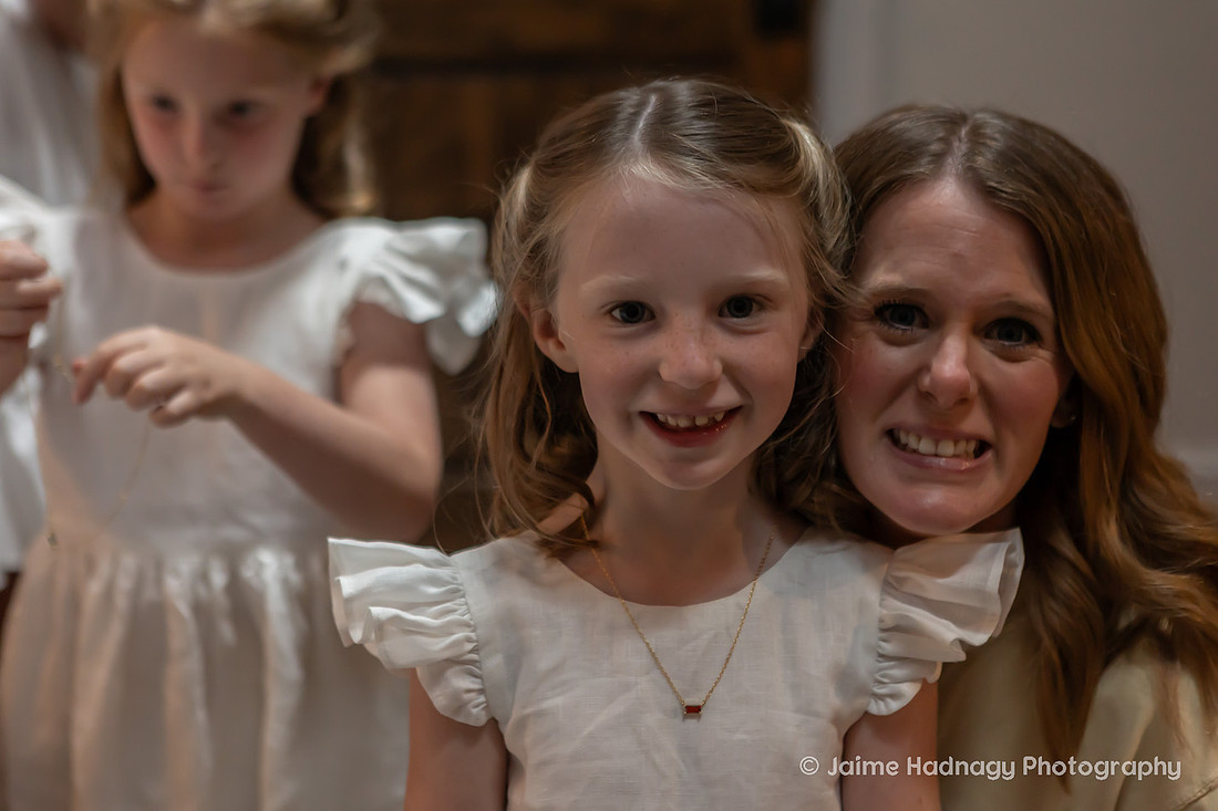 Getting Ready Wedding Photos with Kids