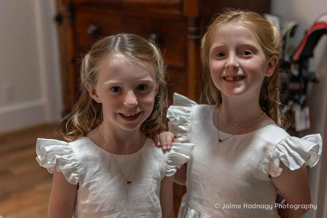 Getting Ready Wedding Photos with Kids