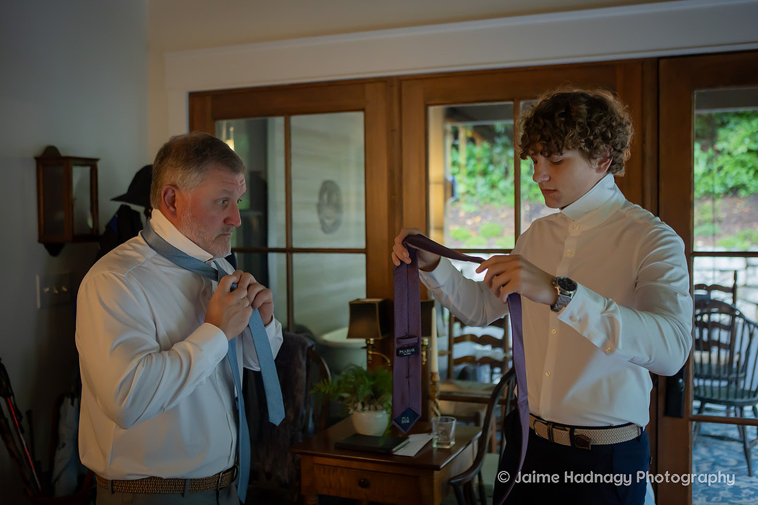 Getting Ready Wedding Photos with Kids