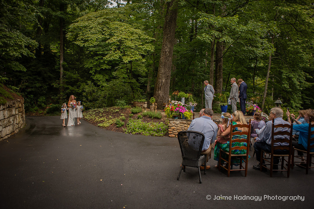 Outdoor Wedding Ceremony in Western NC 