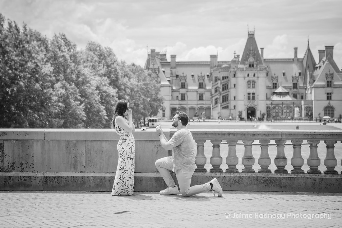 Proposal Photography at the Biltmore Estate in Asheville
