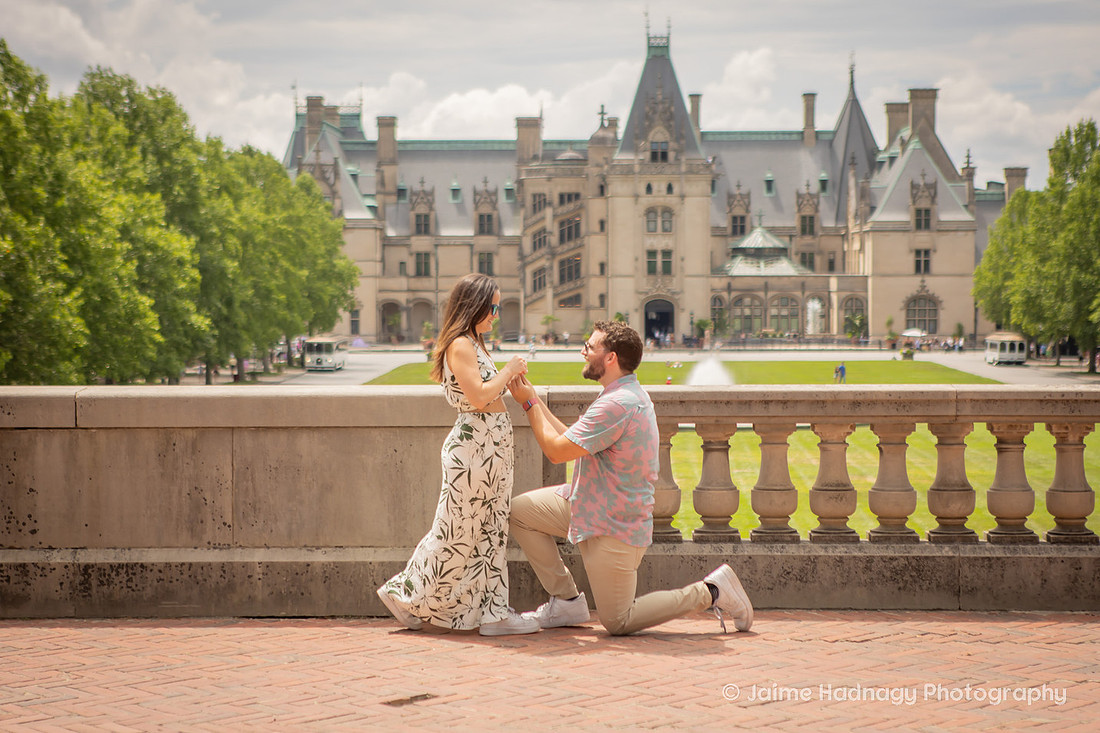 Proposal Photography at the Biltmore Estate in Asheville