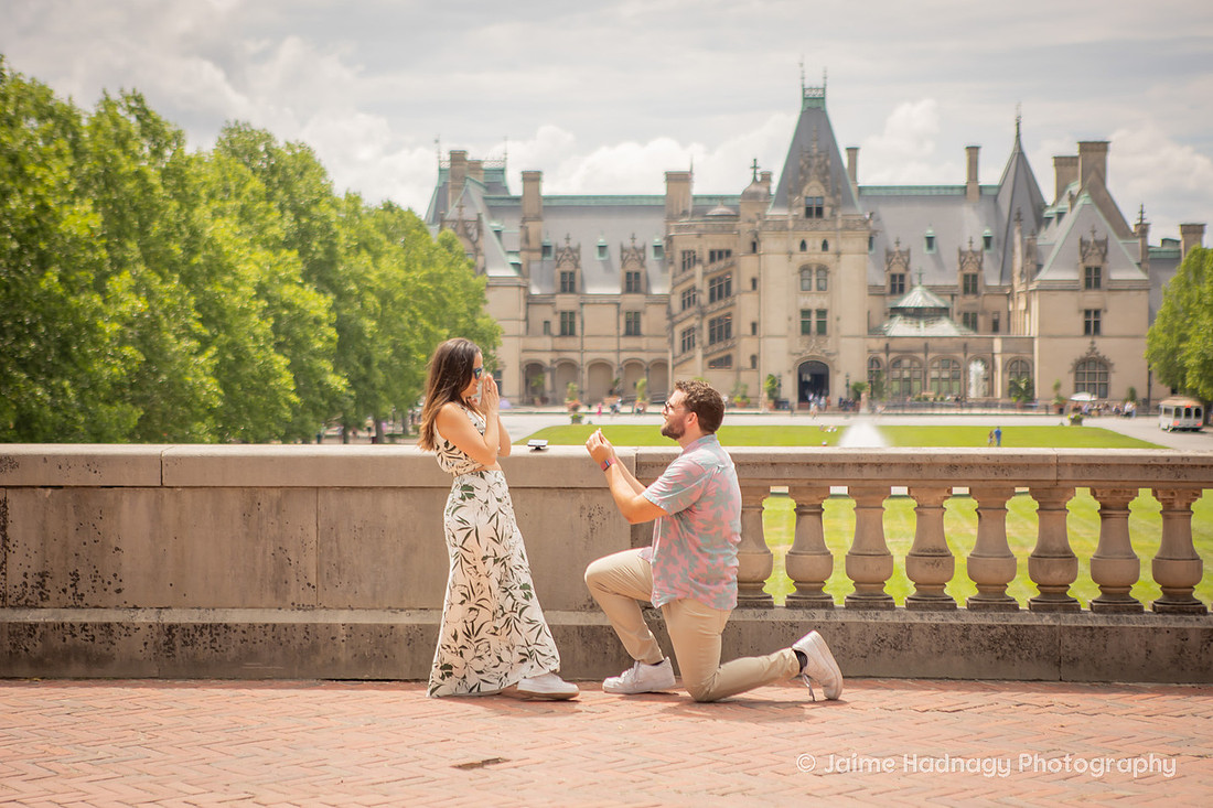 Proposal Photography at the Biltmore Estate in Asheville