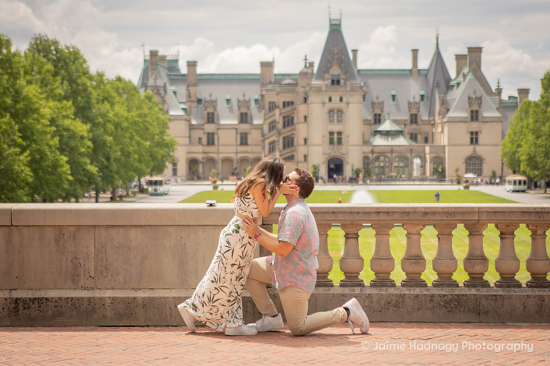 Proposal Photography at the Biltmore Estate in Asheville