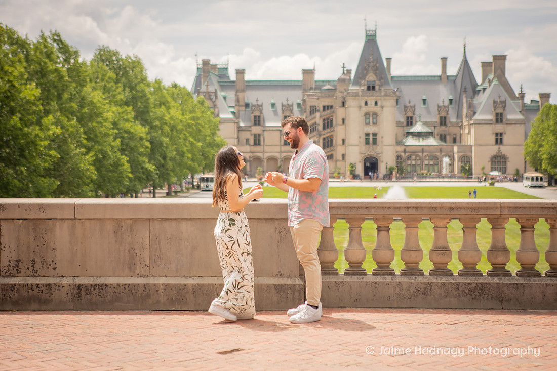 Proposal Photography at the Biltmore Estate in Asheville