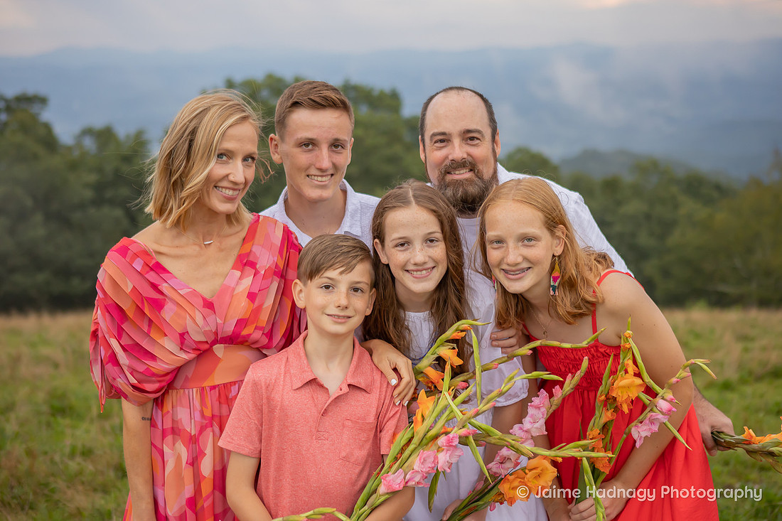 Outdoor Family Photo Session In Nature | Mountains | NC Photographer