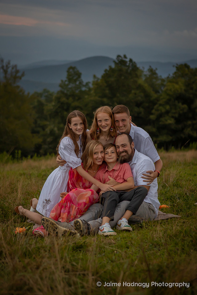 Family of Six Photos | Asheville Photographer