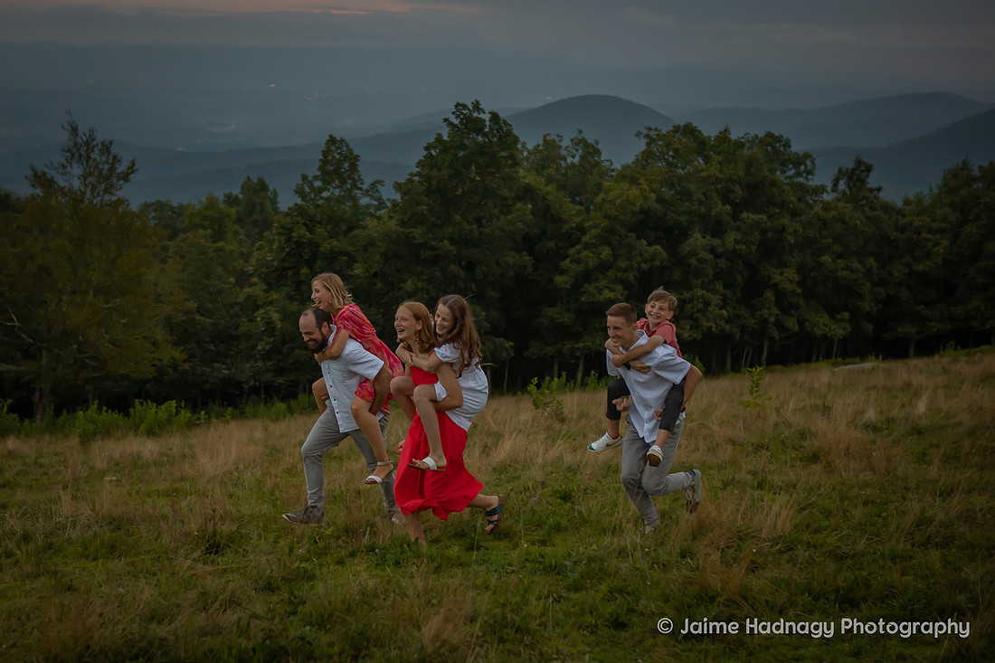 Family of Six Photos | Asheville Photographer