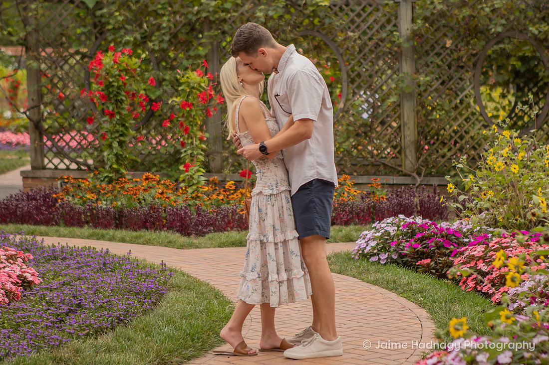 Surprise Proposal at The Biltmore Estate Walled Gardens | Asheville Engagement Photographer