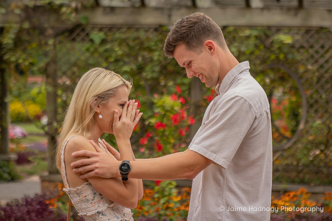 Asheville Surprise Proposal Photographer Biltmore Engagement