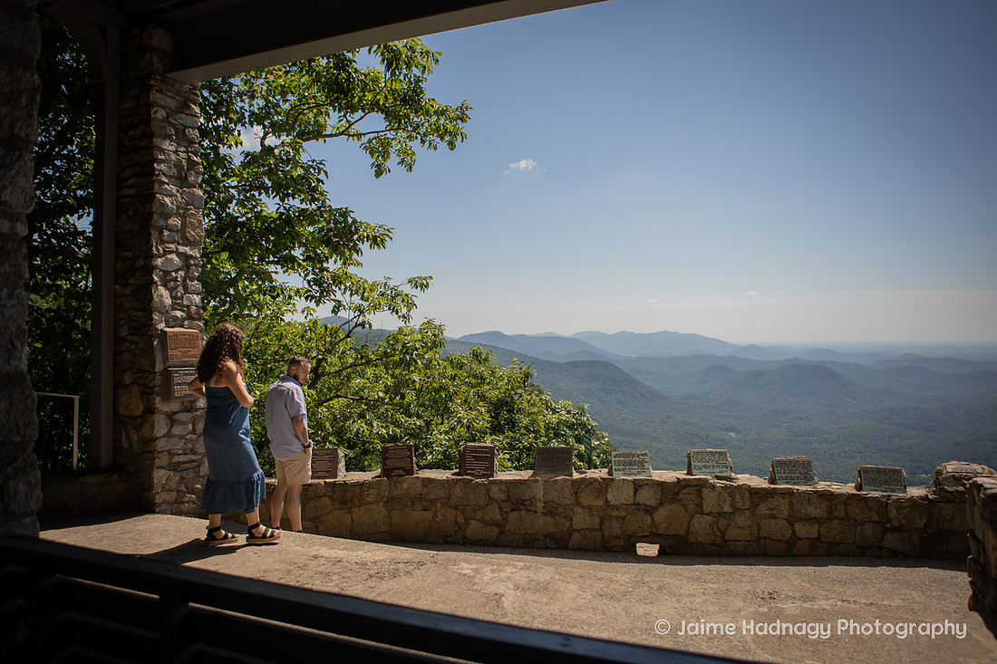 Proposal at Pretty Place in the Mountains of Cleveland SC