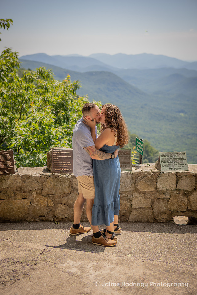 Surprise Proposal in the Mountains at Pretty Place Fred Simms Chapel