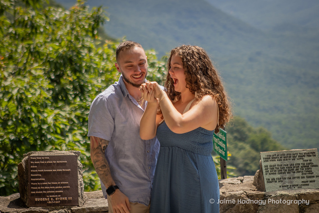 Surprise Proposal in the Mountains at Pretty Place Fred Simms Chapel