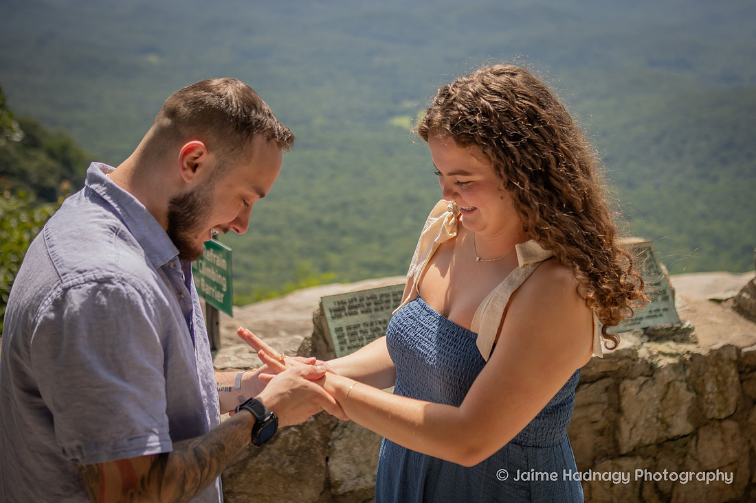 Surprise Proposal in the Mountains at Pretty Place Fred Simms Chapel