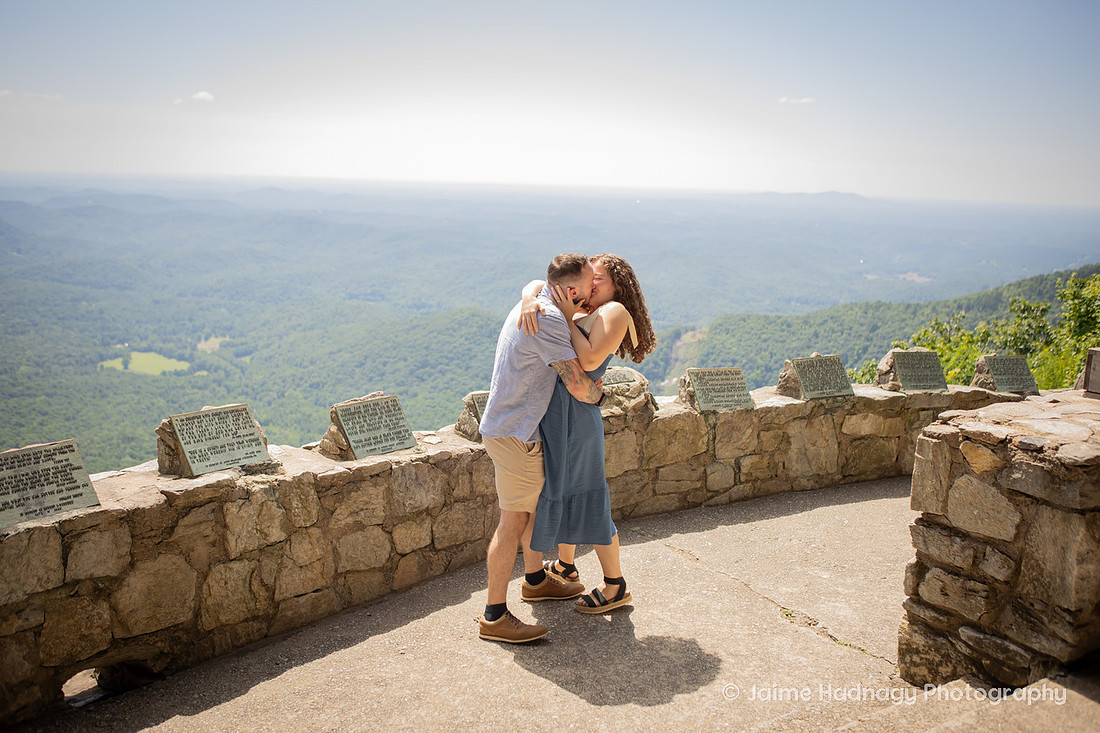 WNC Engagement Photographer | Pretty Place Proposal