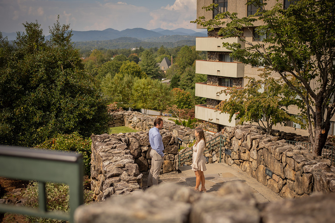 Omni Grove Park Inn Surprise Proposal | Asheville Engagement Photographer
