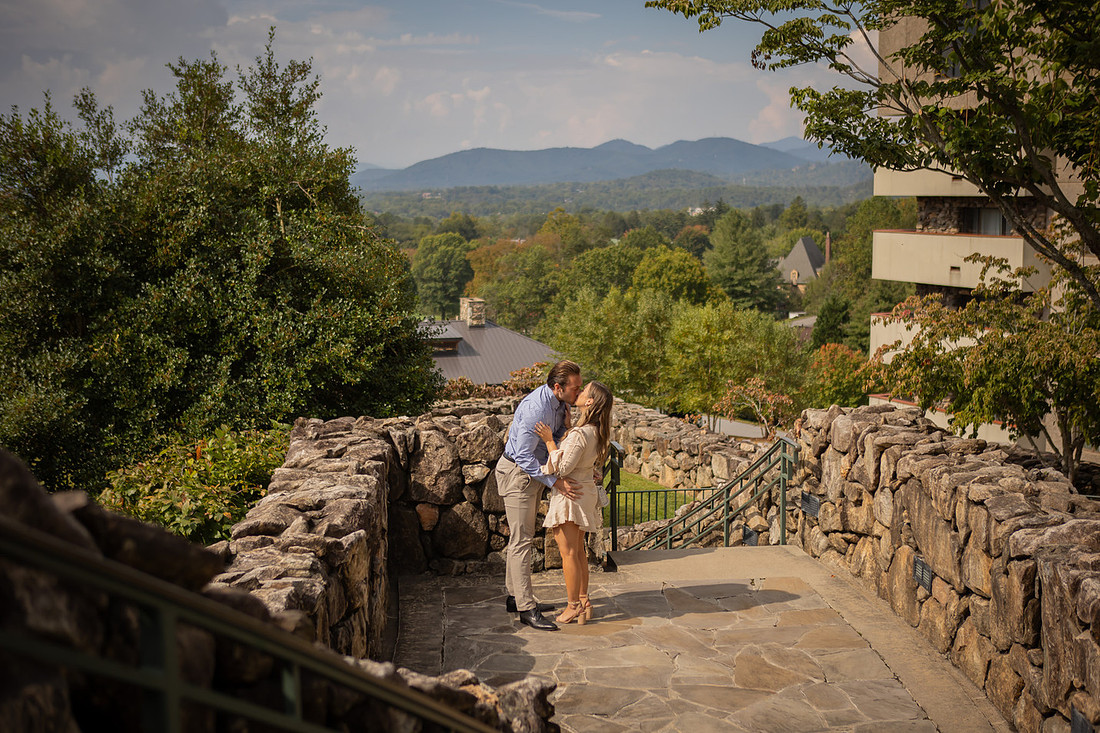 Omni Grove Park Inn Surprise Proposal | Asheville Engagement Photographer