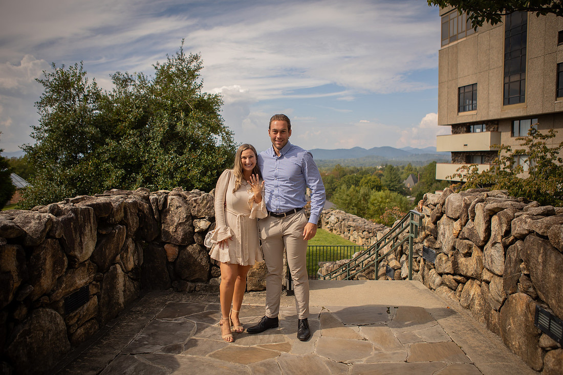 Getting Engaged at the Omni Grove Park Inn | Asheville Proposal Photographer
