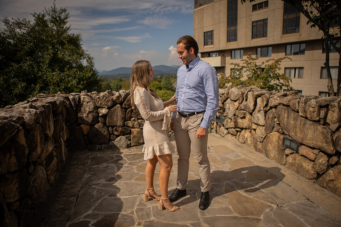 Getting Engaged at the Omni Grove Park Inn | Asheville Proposal Photographer