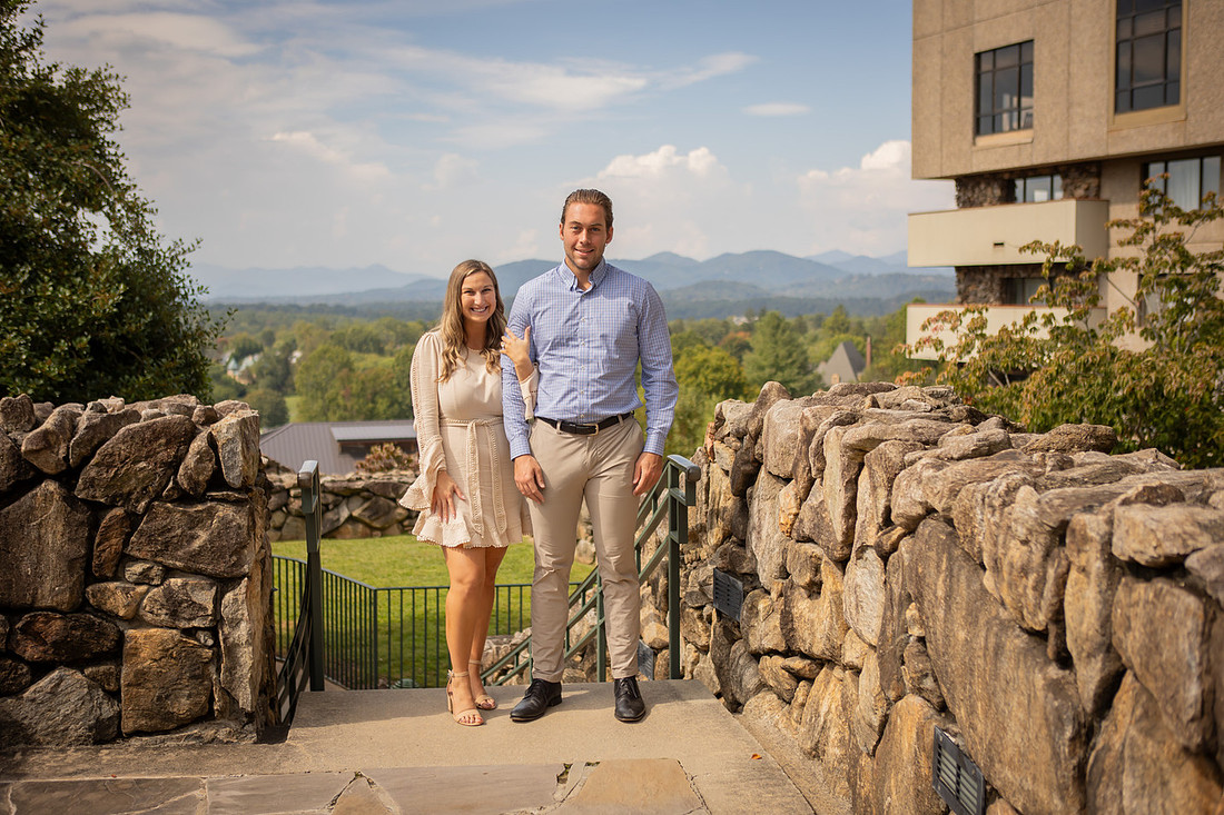 Getting Engaged at the Omni Grove Park Inn | Asheville Proposal Photographer